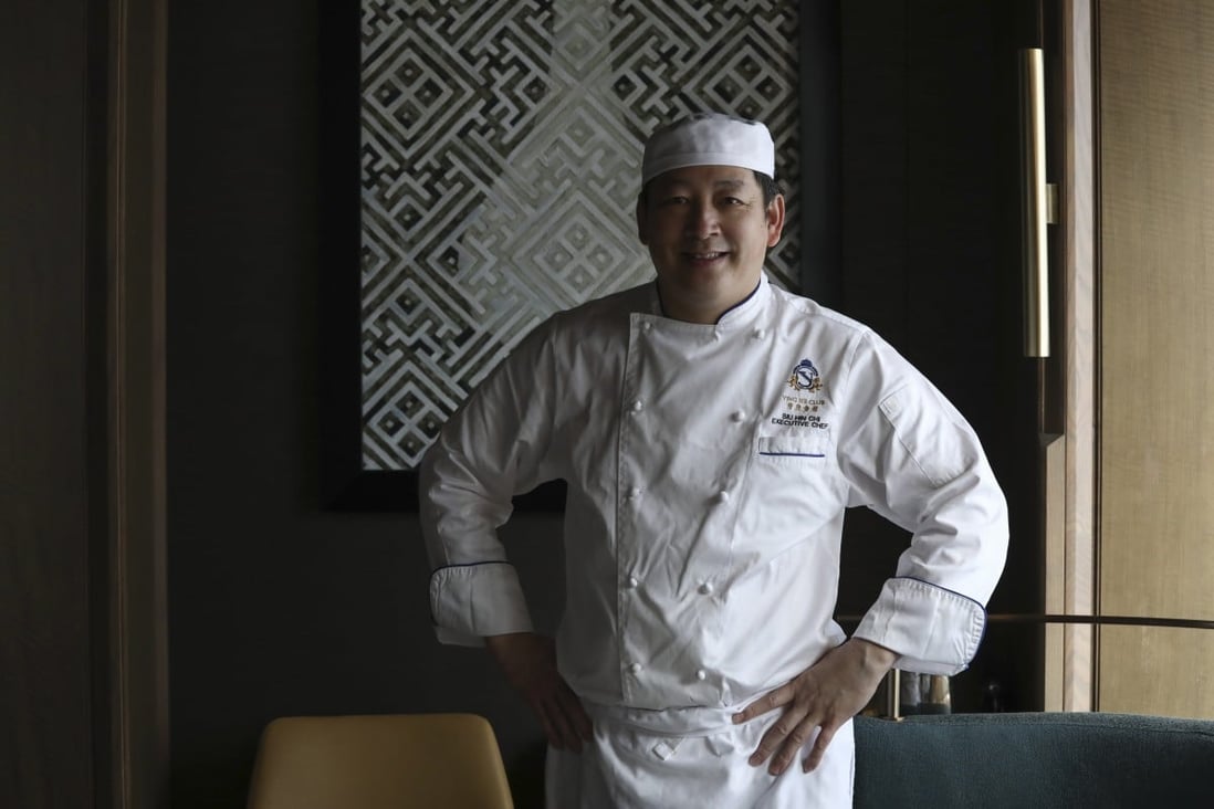 Siu Hin-chi, executive chef of Ying Jee Club, in Central, Hong Kong. Photo: Jonathan Wong