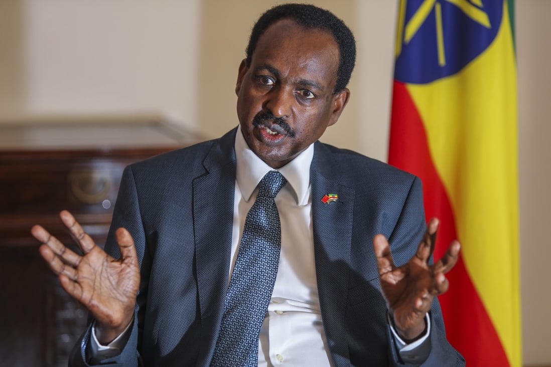 Ethiopia ambassador to China Teshome Toga Chanaka says the biggest challenge to the country’s economy is the coronavirus pandemic. Photo: Simon Song