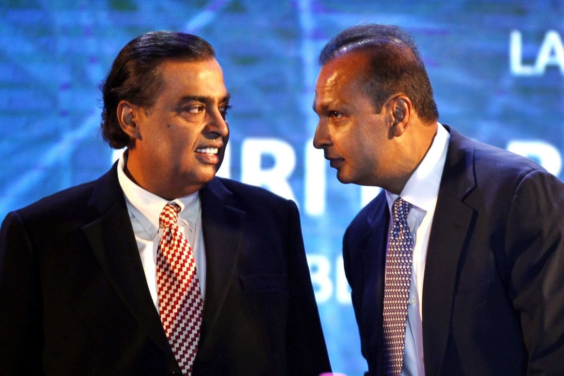 The relationship between brothers Mukesh and Anil Ambani has been strained ever since their father, Dhirubhai, passed away without leaving behind a will. Photo: Getty Images