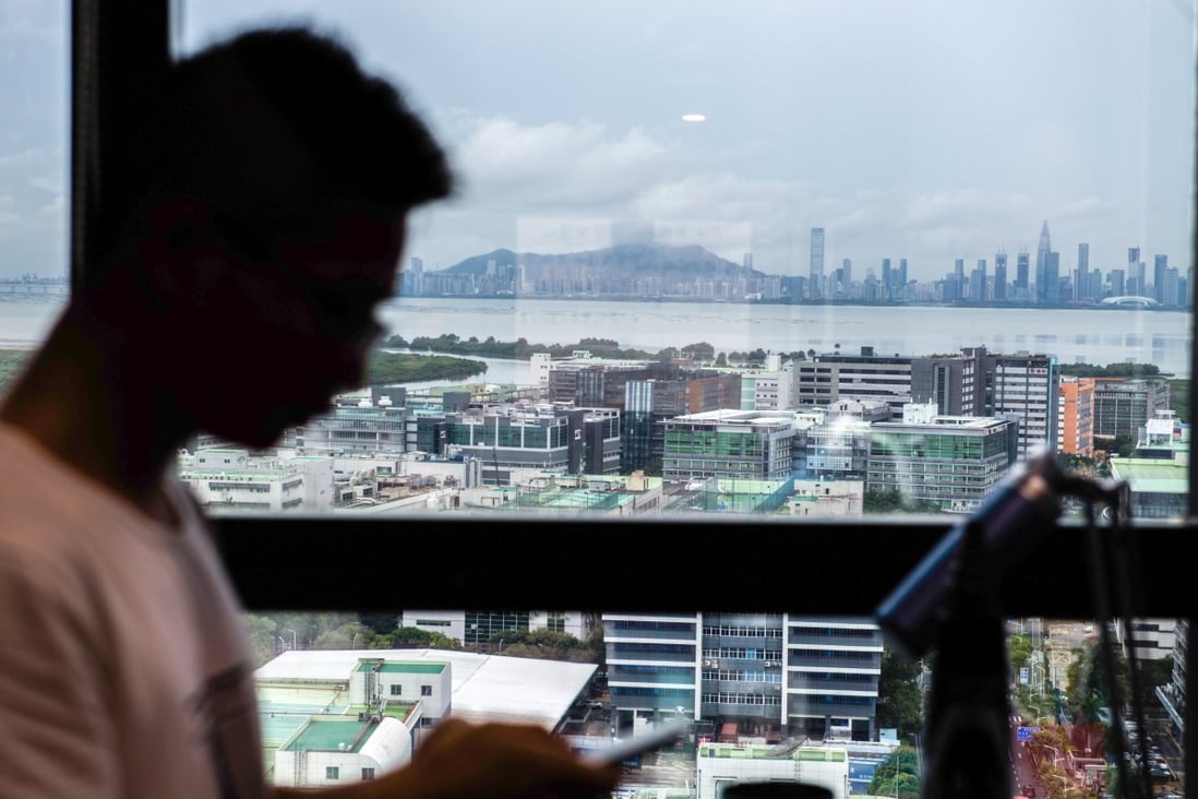 A researcher works in a start-up company in Shenzhen. Photo: Xinhua