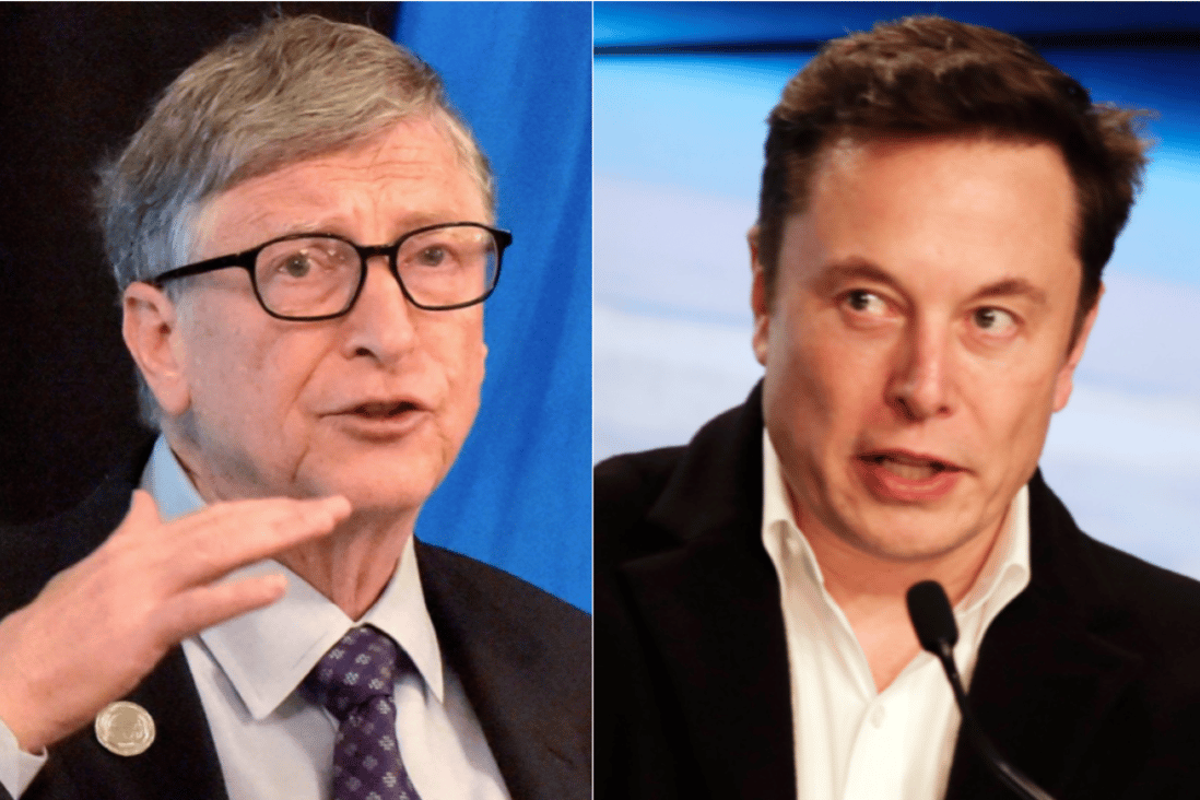 Bill Gates and Elon Musk have had a long-standing rivalry – and Covid-19 has only re-ignited the tensions. Photos: Agence France-Presse, AP