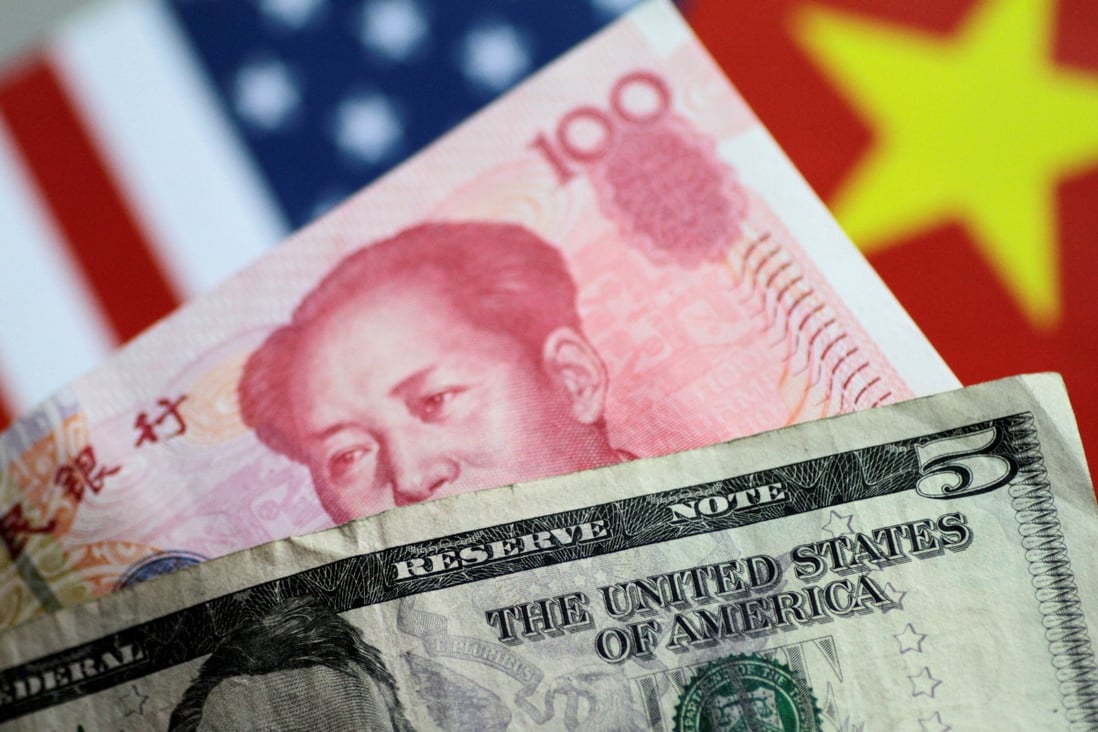 The yuan’s exchange rate rose against the US dollar in November for the sixth straight month. Photo: Reuters