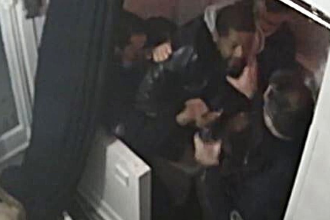 Security camera footage, widely distributed on social networks, shows music producer Michel Zecler being beaten up by police officers in Paris. Photo: AFP
