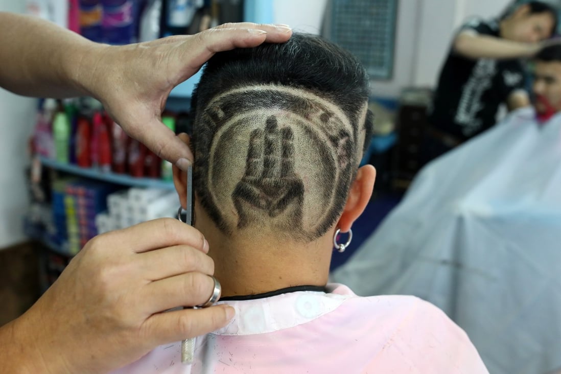 Thailand Protests Why A Royalist Went From Haircuts Featuring King To The Three Finger Salute South China Morning Post