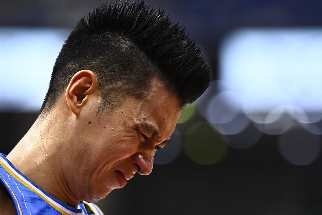 Jeremy Lin in action for the Beijing Ducks against the Guangdong Southern Tigers in the 2019-20 Chinese Basketball Association. Photo: Xinhua