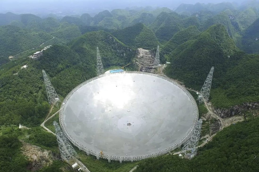 Aperture Spherical radio Telescope, also known as FAST. Photo: National Astronomical Observatories, Chinese Academy of Sciences
