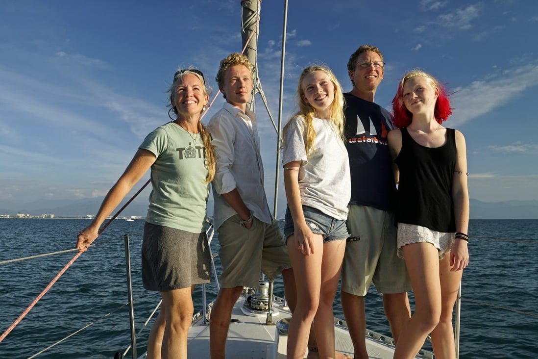 Around the world sailing the family doing it for 12 years, and their