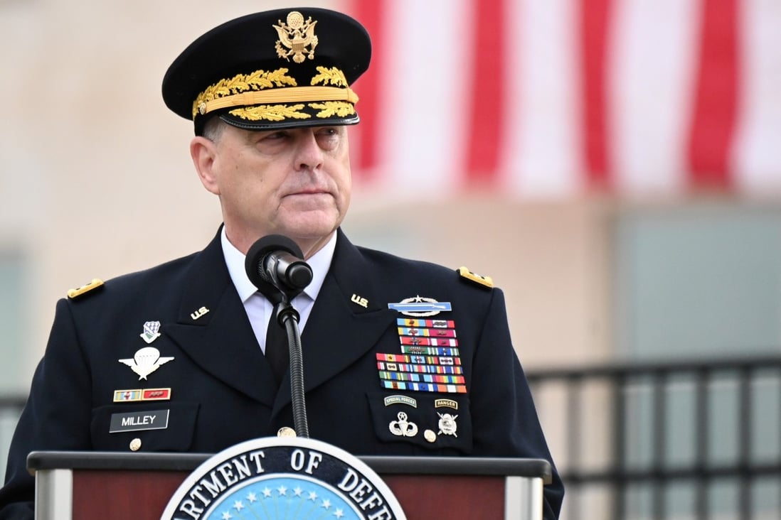 US Chairman of the Joint Chiefs of Staff General Mark Milley. Photo: Reuters