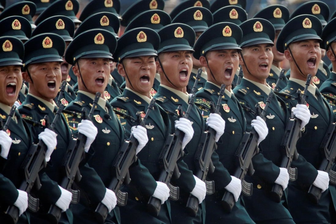 China has the world’s largest army, with more than 2 million active personnel. Photo: Reuters
