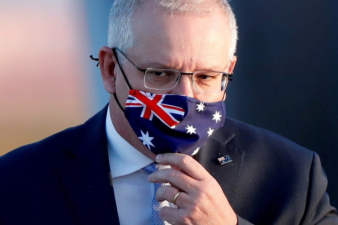 Australian PM Scott Morrison has demanded that China apologise over a tweet. Photo: Reuters