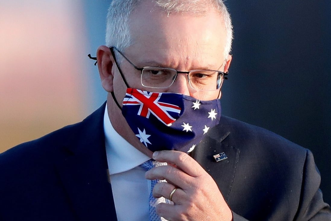 Australian Prime Minister Scott Morrison has vowed not to compromise on his country’s values or national interests, insisting policy would never be made at the “behest of any other nation”. Photo: Reuters