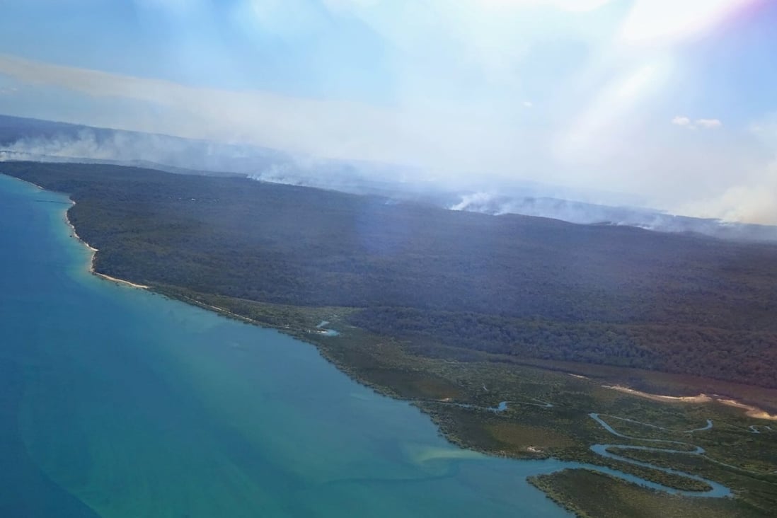 Evacuation order on Australia’s Fraser Island as fire continues to burn