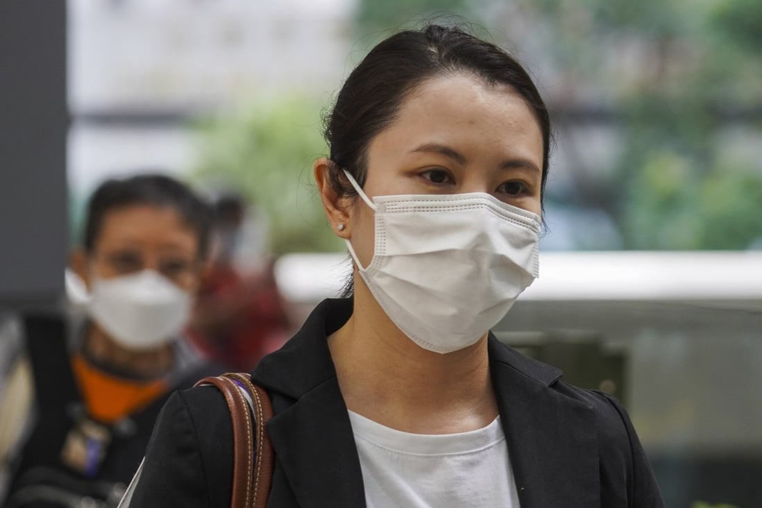 Doctor Mak Wan-ling of DR Group appears for the beauty surgery trial at the High Court in Admiralty. Mak's manslaughter charge over the death of Chan Yuen-lam on October 10, 2012. Photo: SCMP / Winson Wong