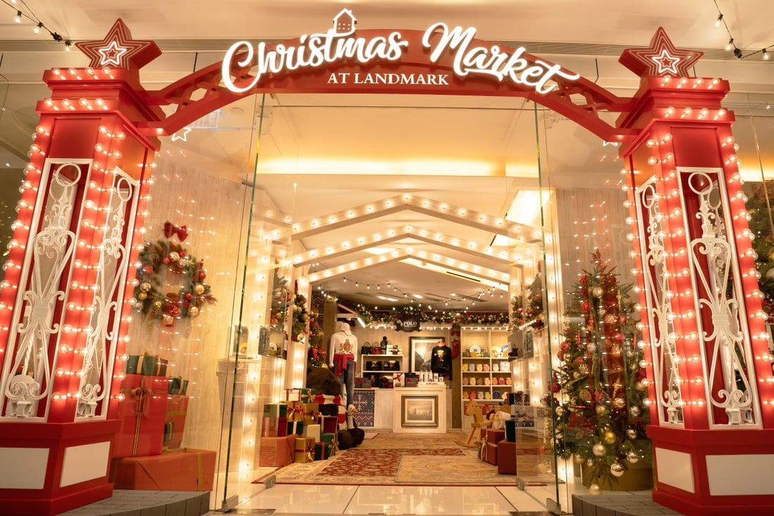 Hong Kong malls are gearing up for Christmas with displays and Christmas markets. Photo: handout