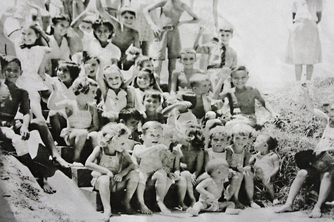 Child internees at Stanley Internment Camp in the 1940s. Photo: Imperial War Museum