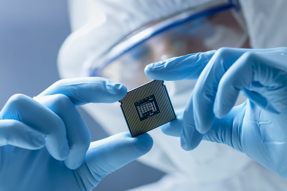 China has been pushing for self-reliance in designing and producing semiconductors, but it is estimated to be behind by five to 10 years. Photo: Shutterstock China has been pushing for self-reliance in designing and producing semiconductors, but it is estimated to be behind by five to 10 years. Photo: Shutterstock