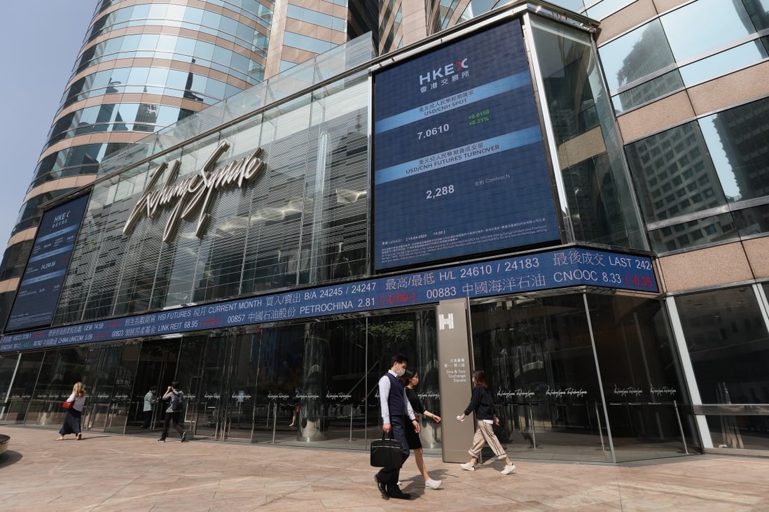 Hong Kong stocks fell in early trading on Thursday. Photo: Nora Tam