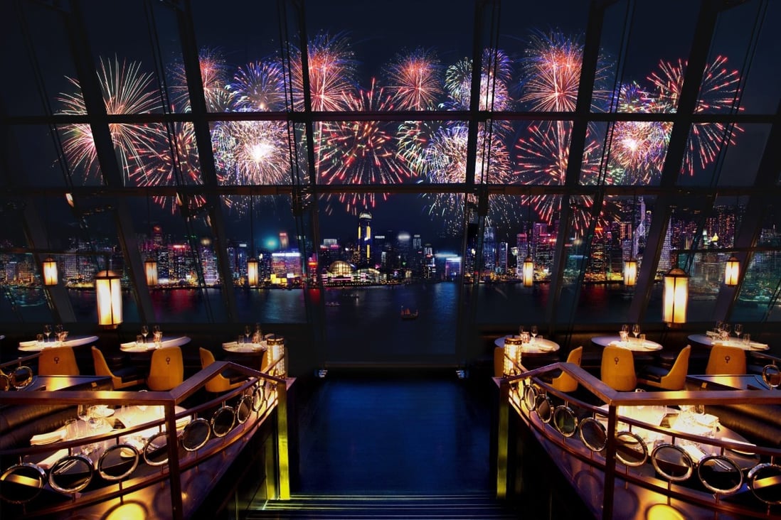How about watching Hong Kong’s New Year’s Eve fireworks from Aqua’s spectacular panoramic view? Photo: Handout