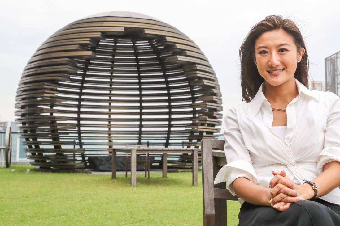 Ellie Tang, head of sustainability at New World Development, photographed on the roof of K11 Atelier King’s Road in Quarry Bay. Photo: Edmond So