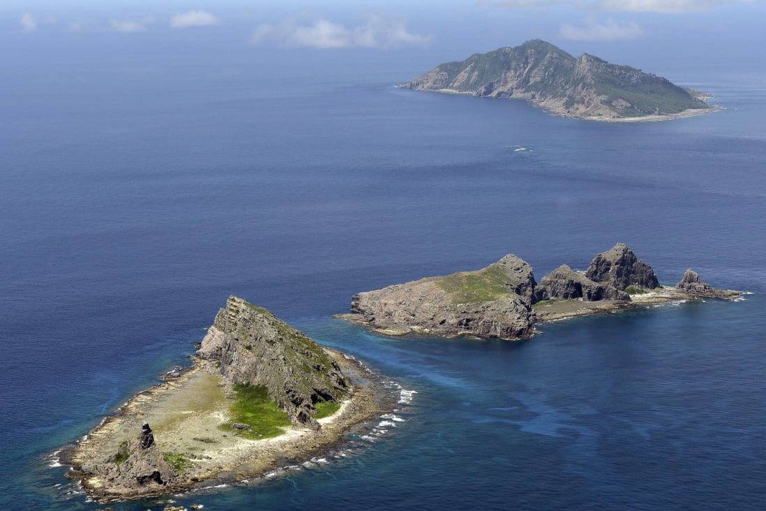 The Senkaku Islands in the East China Sea are also known as the Diaoyus and are claimed by China and Japan. Photo: Kyodo
