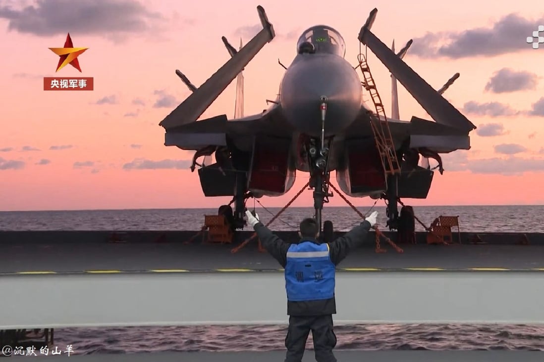 The Shandong’s 23-day sea trial included fighter jet take-off and landing training