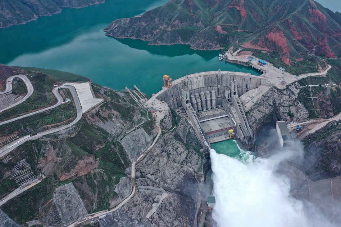 The Lijiaxia Hydropower Station in northwest China’s Qinghai Province. Photo: Xinhua