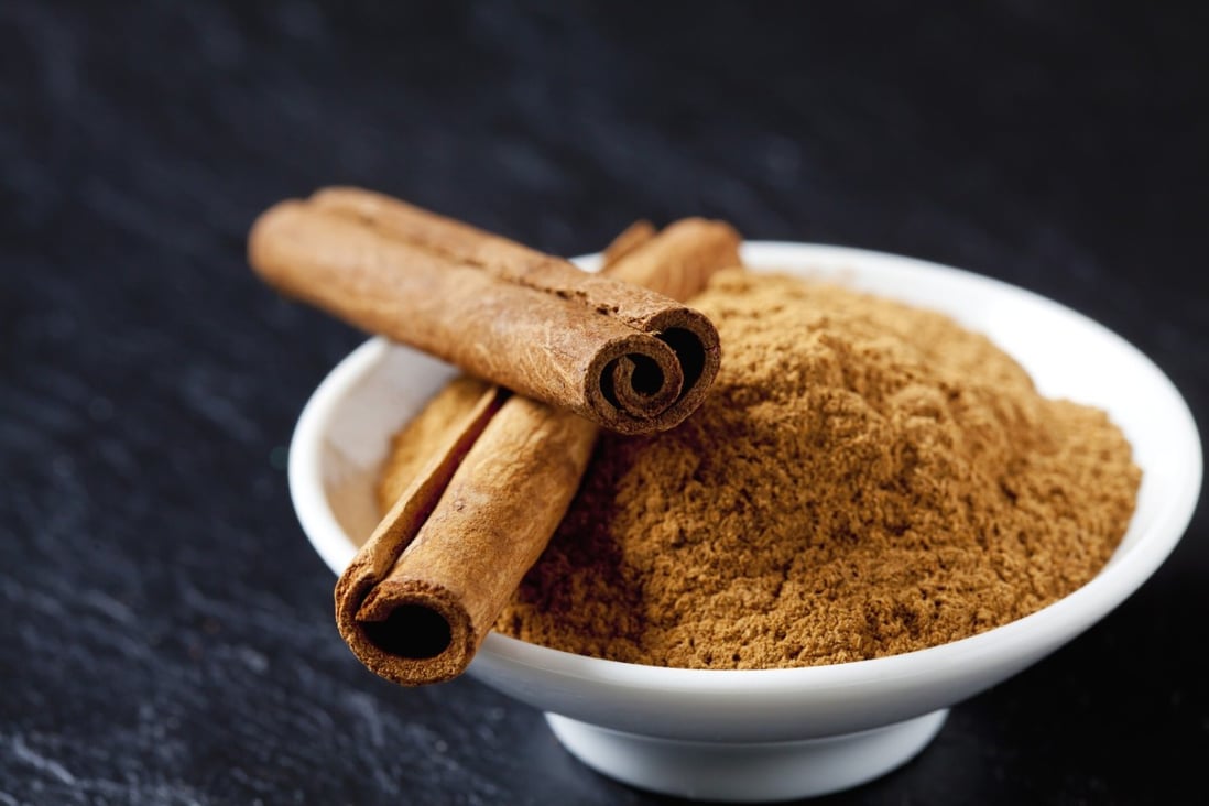 Cinnamon sticks and powder. Ground cinnamon can be mixed into oatmeal, added to smoothies, sprinkled over slices of grilled pineapple or added to stews for flavour. Photo: Getty Images/Westend61