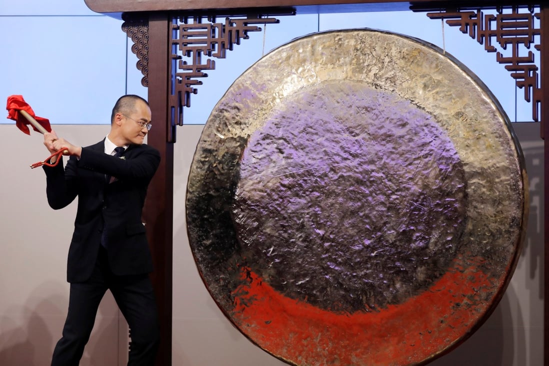 A lot more companies will be hitting the famous gong in 2021 to mark the debut of their shares on the Hong Kong stock exchange, analysts predict. Photo: Reuters