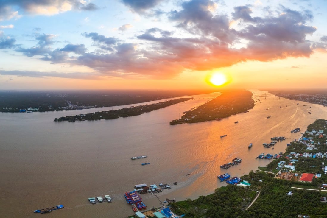 The sun sets over the Mekong River in Vietnam. File photo
