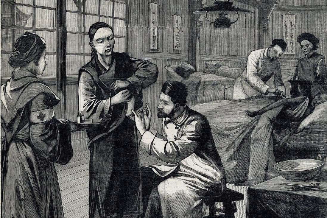 The front page of French newspaper Le Petit Parisien, on February 2, 1897, showing Alexandre Yersin vaccinating Chinese patients against the plague. Photo: Getty Images