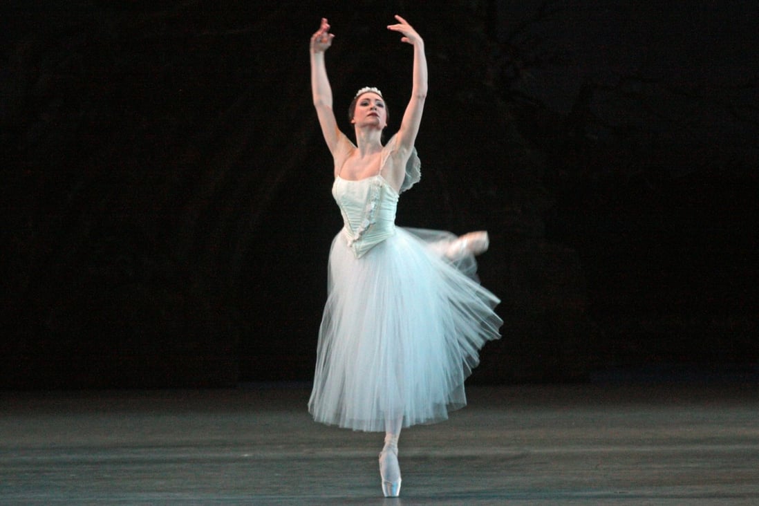 Christine Shevchenko dances in the American Ballet Theatre’s performance of “Giselle” at the Metropolitan Opera House in New York. She is one of three people behind A Night at the Ballet, featuring top American dancers performing classical and contemporary ballet excerpts for a streaming audience. Photo: Getty Images