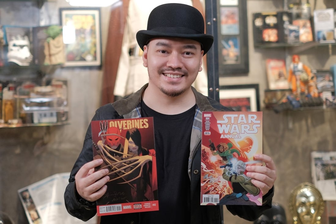 As a child, Ario Anindito dreamt of drawing for Marvel Comics and his dream came true. Photo: courtesy of Ario Anindito