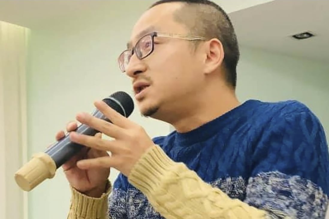 Chinese poet Wang Zang and his wife Wang Li are being held in police detention centres in Yunnan province. Photo: Twitter