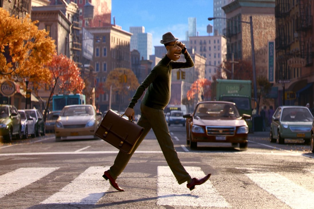 Lead character Joe Gardner, voiced by Jamie Foxx, in Pixar’s new animated film Soul. Image: Pixar