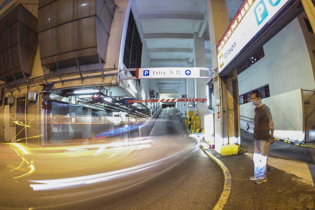 Parking spaces have been less affected by the coronavirus pandemic and Hong Kong’s economic recession, compared with other property segments. Photo: Nathan Tsui