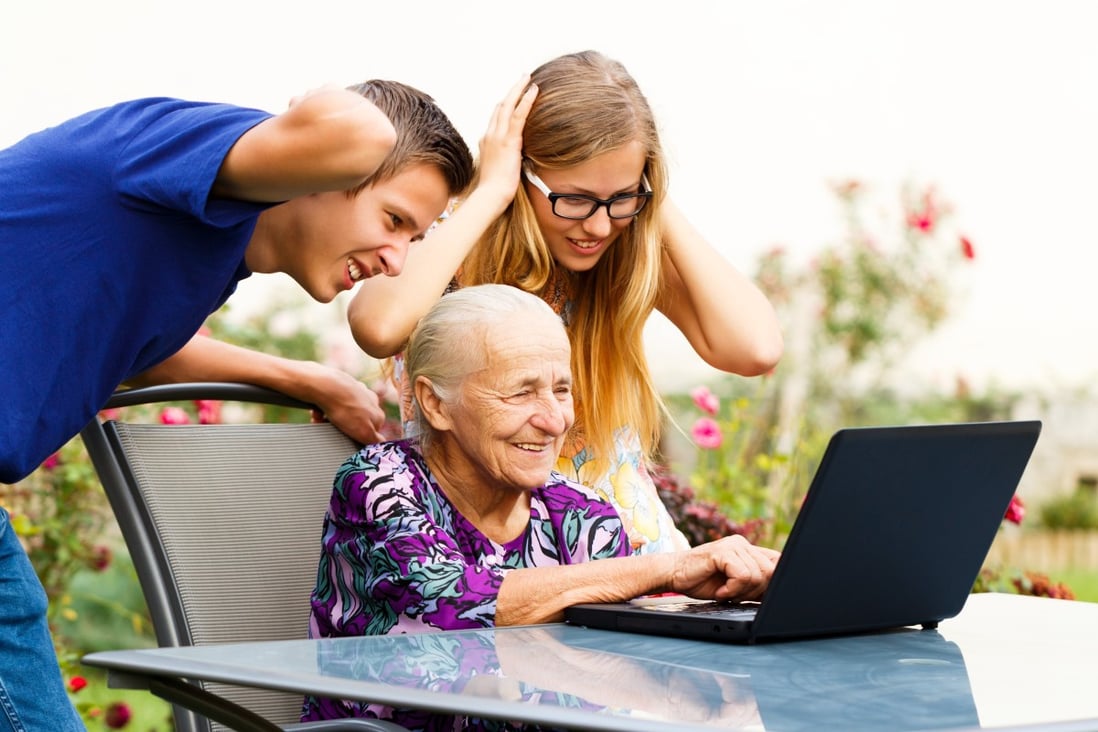 Teaching the older generation technology tips can not only be completely stress-free, but also empowering for seniors. Photo: Shutterstock