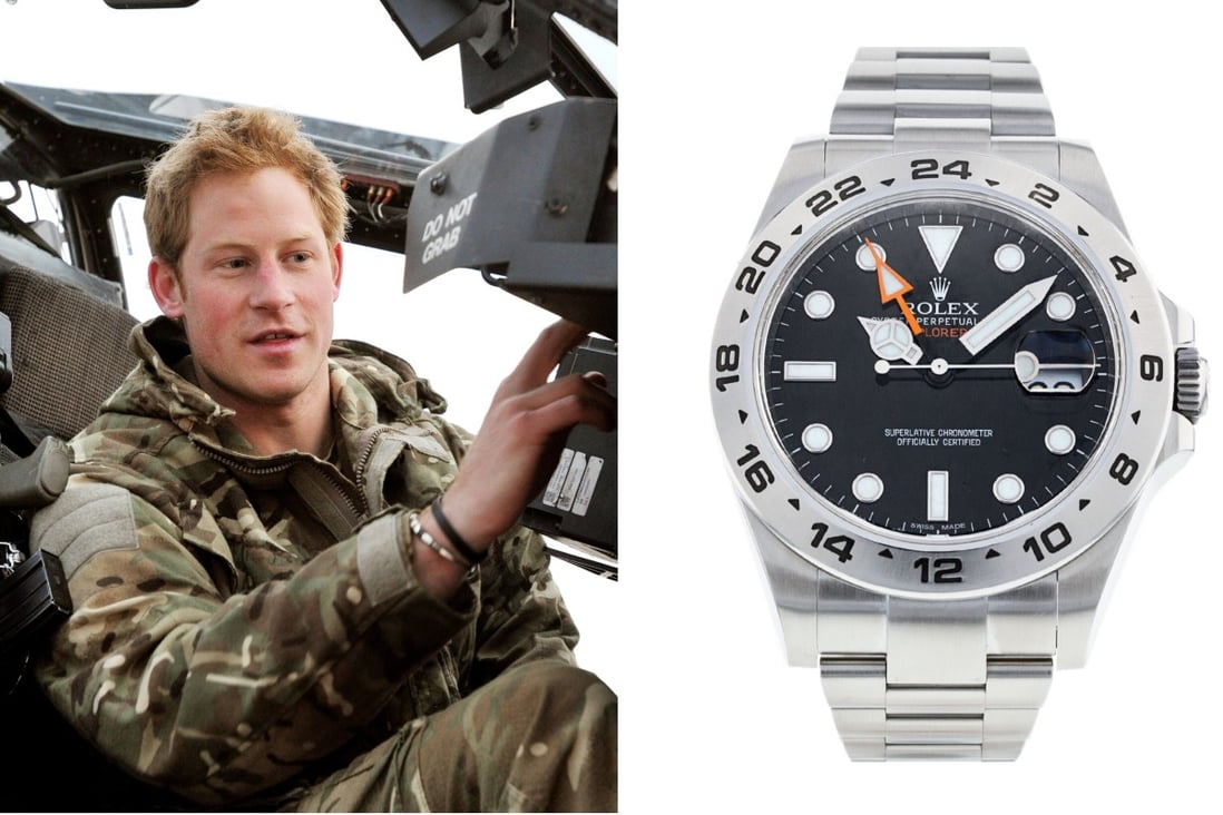Prince Harry was part of the British RAF’s Attack Helicopter Regiment gifted the limited edition Explorer II watch by Rolex – now a comrade has sold his and it fetched nearly US$40,000 thanks to the connection. Photo: Watchfinder & Co.
