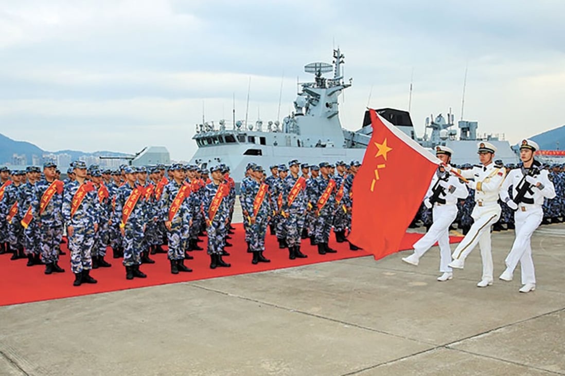 Many of China’s sailors found themselves at sea for several months more than expected in 2020. Photo: PLA Daily