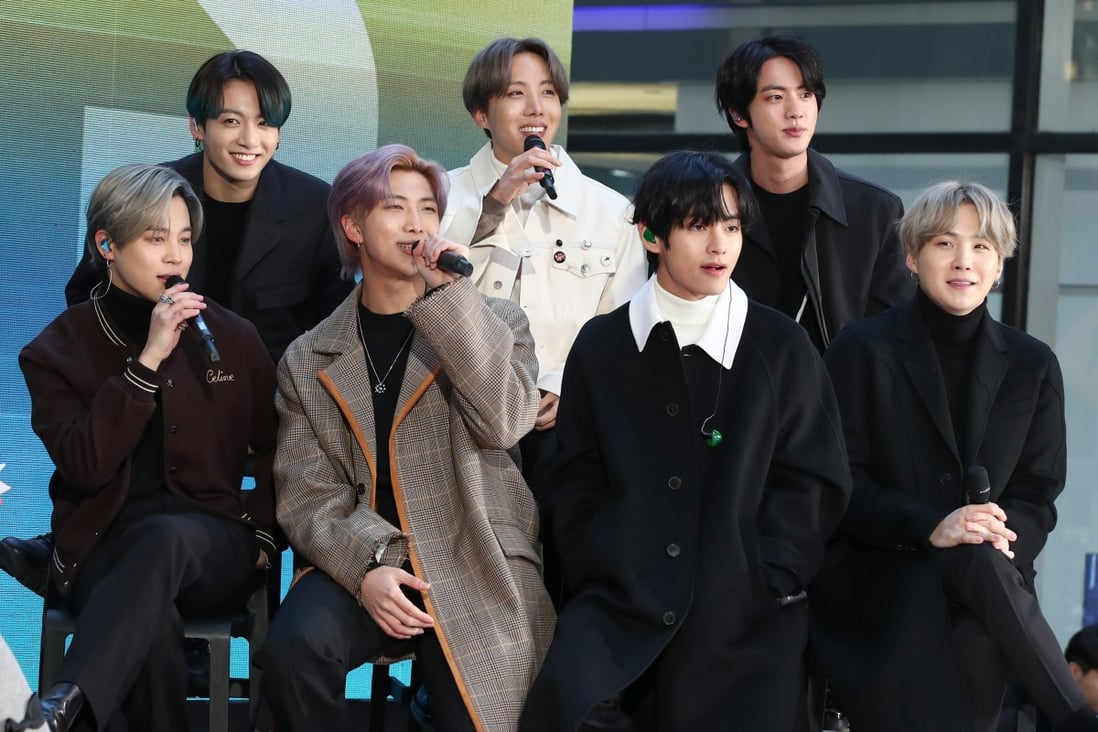 Jimin, Jungkook, RM, J-Hope, V, Jin and Suga on the Today Show at Rockefeller Plaza on February 21, 2020 in New York City – what a year these boys have had. Photo: WireImage
