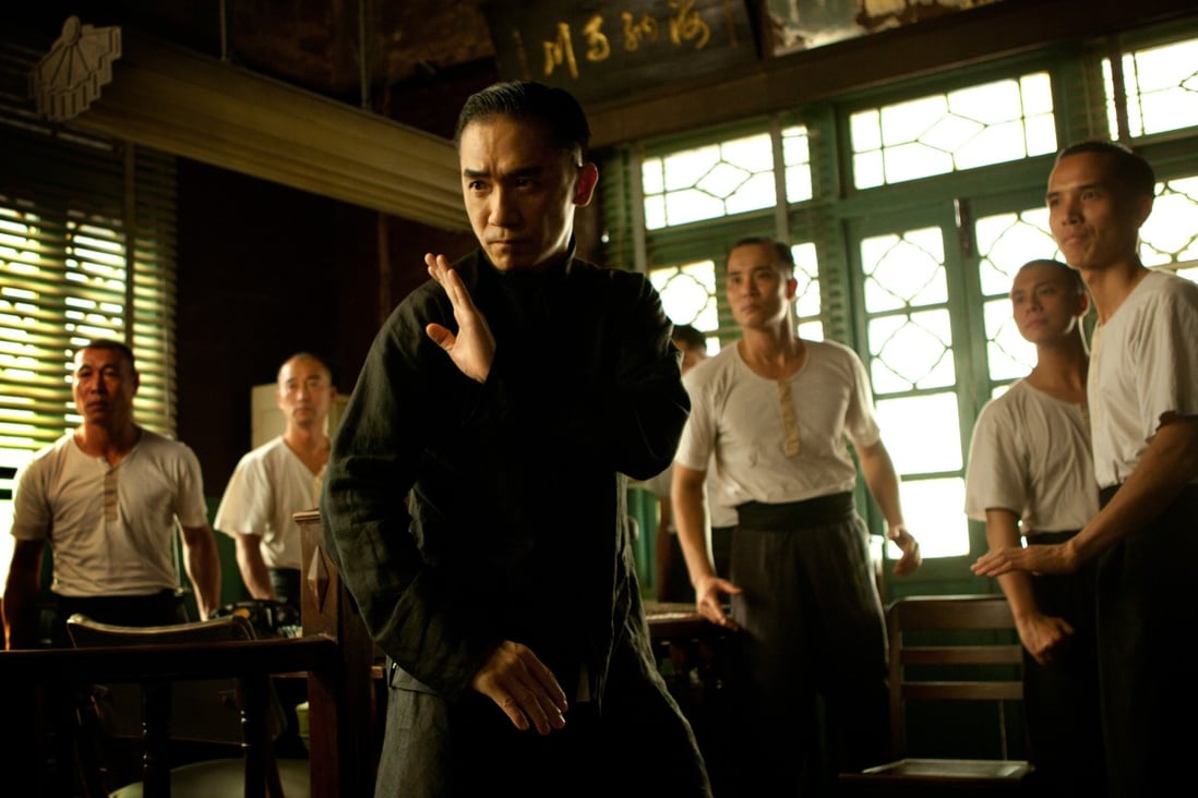 Tony Leung Chiu-wai (front) as Ip Man in The Grandmaster, filmmaker Wong Kar-wai’s depiction of different martial arts styles set against the turbulence of 20th century history.
