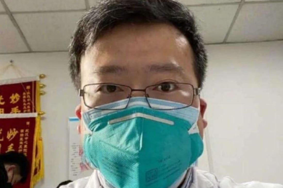 Dr Li Wenliang died of coronavirus in February at age 34. Photo: Weibo