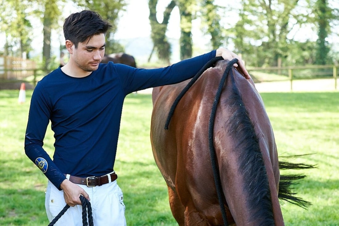 Thomas Heffernan Ho with his Tokyo Olympic Games-qualified horse Tayberry. Photo: Peter Smith
