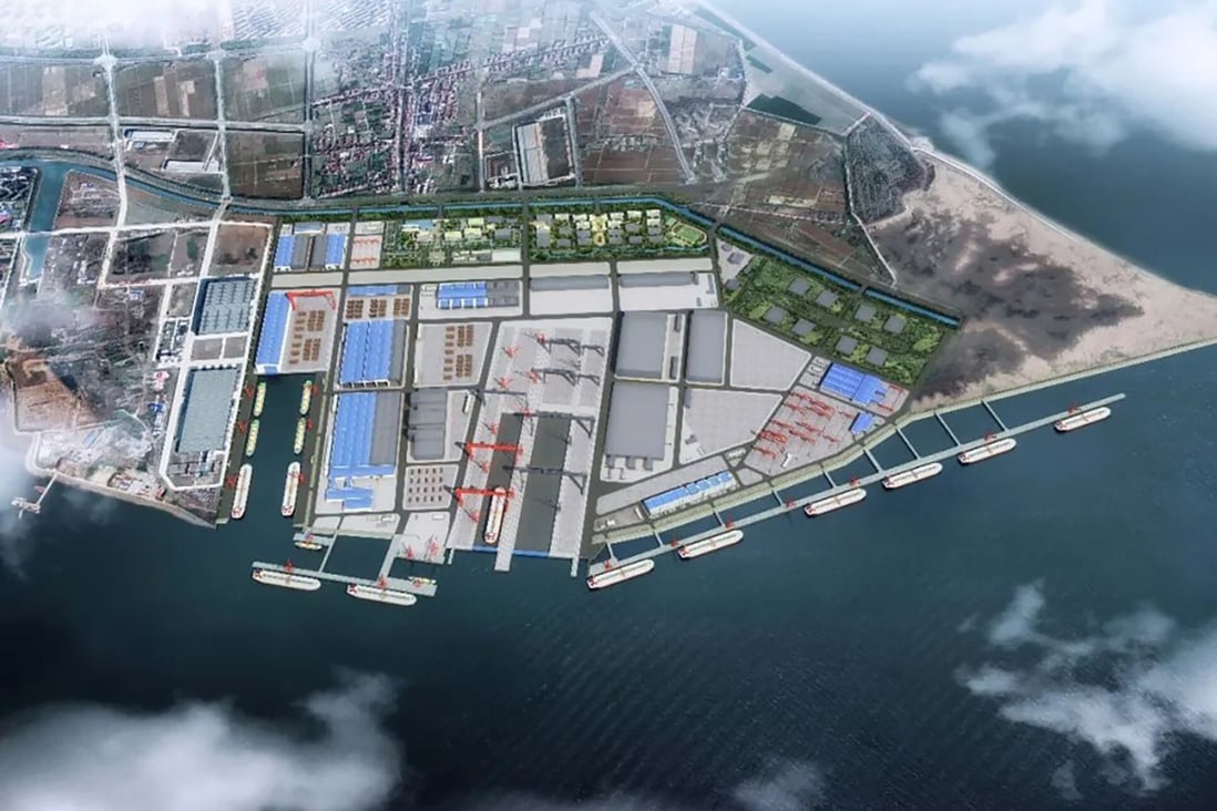 Artist’s impression of the new facilities at Jiangnan Shipyard. Photo: Handout