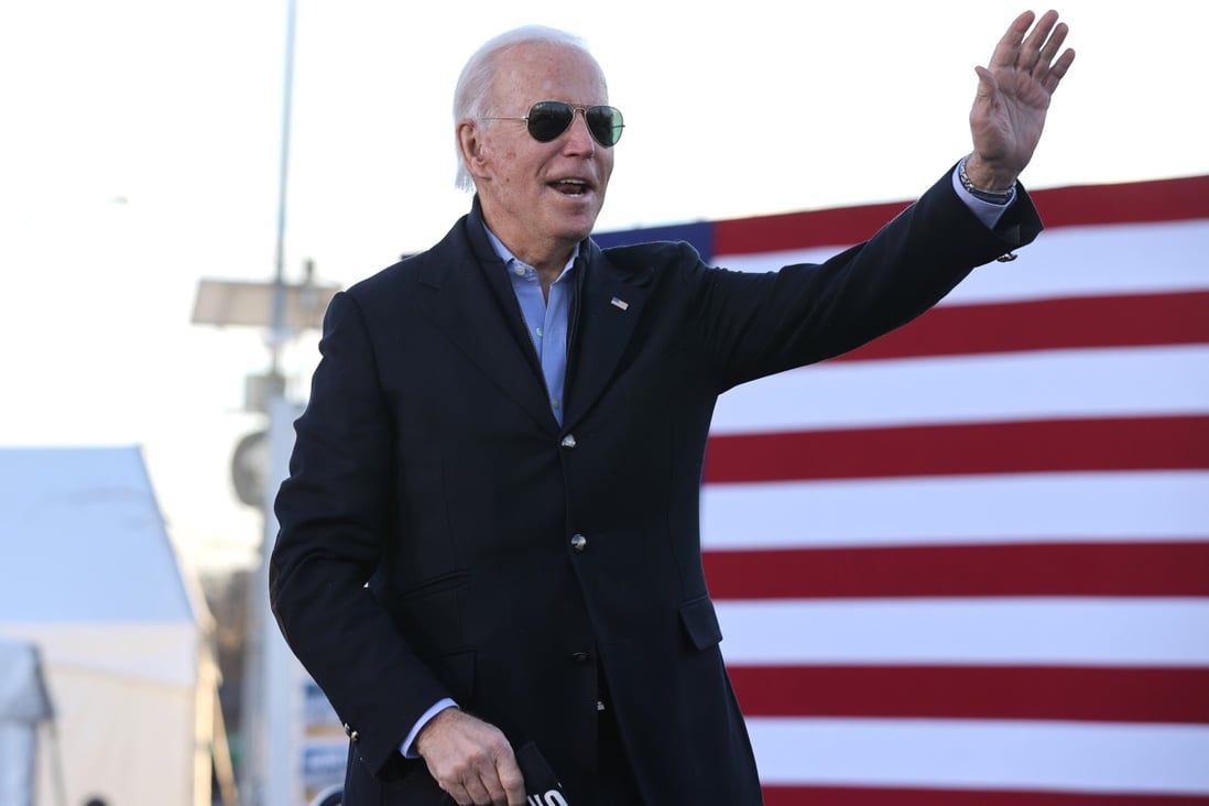 US President-elect Joe Biden will be inaugurated as the country’s relationship with China reels from a bitter tariff war and sparring on issues ranging from politics to trade and their responses to the coronavirus pandemic. Photo: AFP