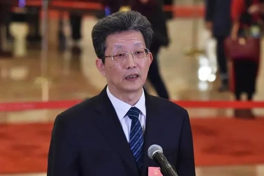 Following the launch of an antitrust probe of Alibaba at the end of 2020, Zhang Gong, the head of China’s State Administration for Market Regulation (SAMR), said enhancing anti-monopoly rules remains a top priority for 2021. Photo: SCMP Pictures