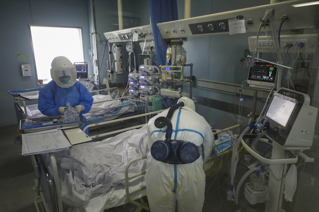 The study looked at how patients treated in Wuhan’s Jin Yin-tan Hospital fared six months later. Photo: AP