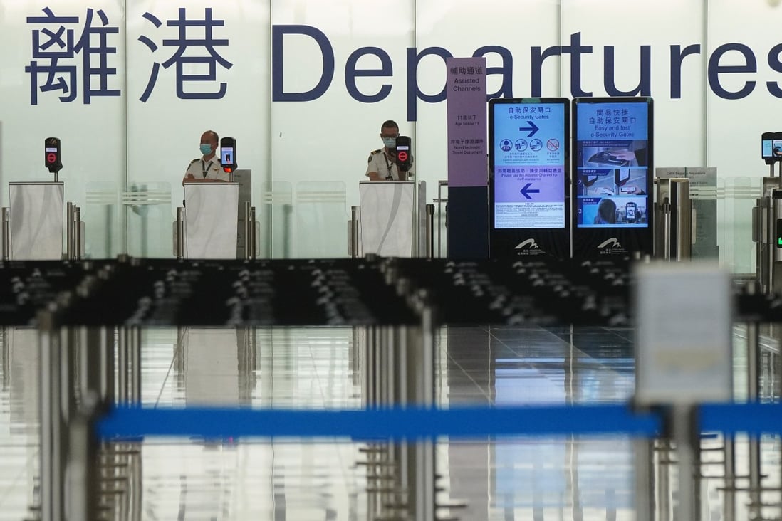 Hong Kong fourth wave airport passenger numbers plunge 89 per cent for