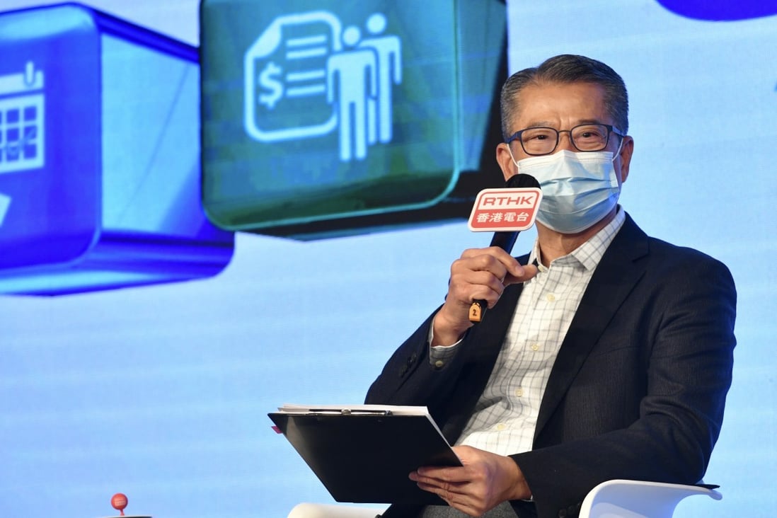 Hong Kong Budget 2021 22 Finance Chief Paul Chan Reserved On Cash Hong Kong Budget 2021 22 Finance Chief Paul Chan Reserved On Cash