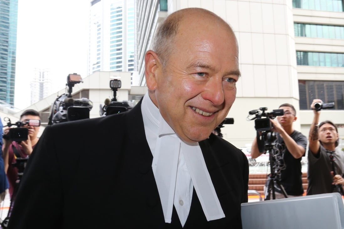 Queen’s Counsel David Perry has handled a raft of high-profile Hong Kong prosecutions over the past decade. Photo: Dickson Lee