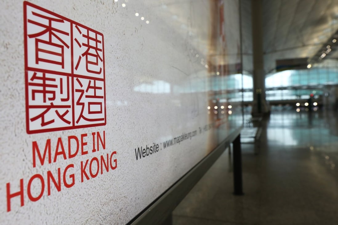 The ‘Made in Hong Kong’ label cannot be used for the US market. Photo: Nora Tam